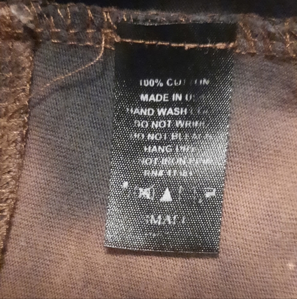 Salvage "Rockers & Thieves" Strappy Brown & Black Mini Dress / Tunic - Picture 7 of 8